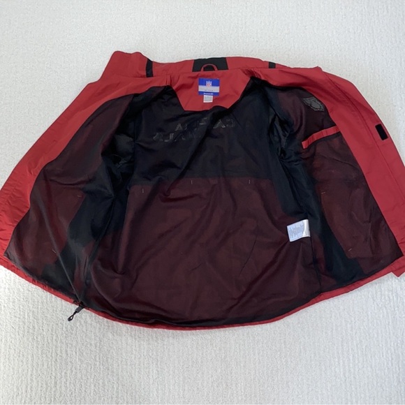 NFL Field Reebok Arizona Cardinals Football League Red & Black Full Zip Jacket 🏈 - Picture 8 of 15